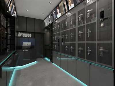 锁店小结|空间|室内设计|PIN9527 - 原创